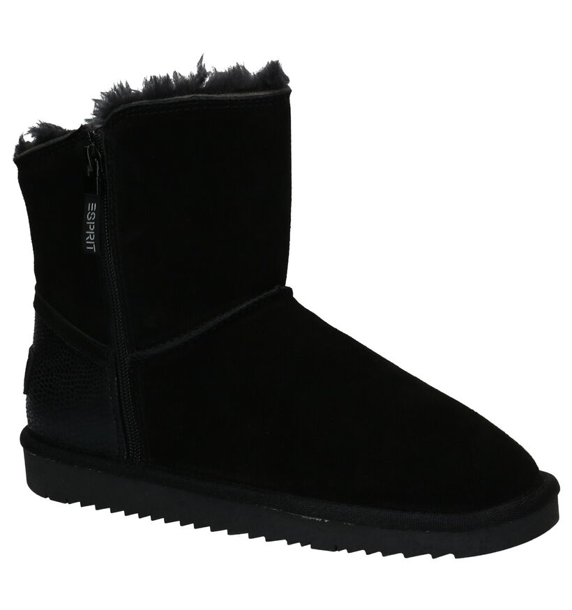 Esprit Zwarte Boots in daim (279820)