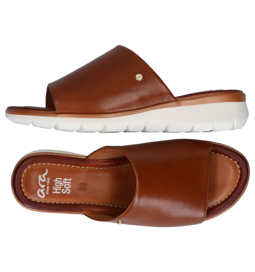 Ara Cognac Muiltjes in leer (301643)