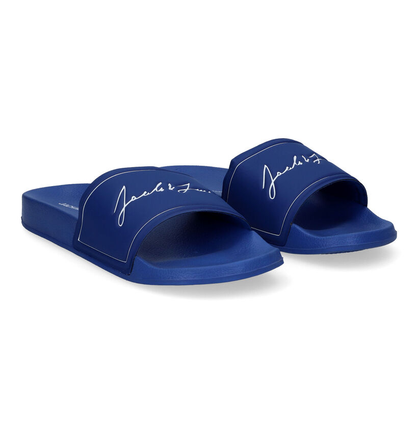 Jack & Jones Gary Pool Zwarte Badslippers in kunststof (318910)