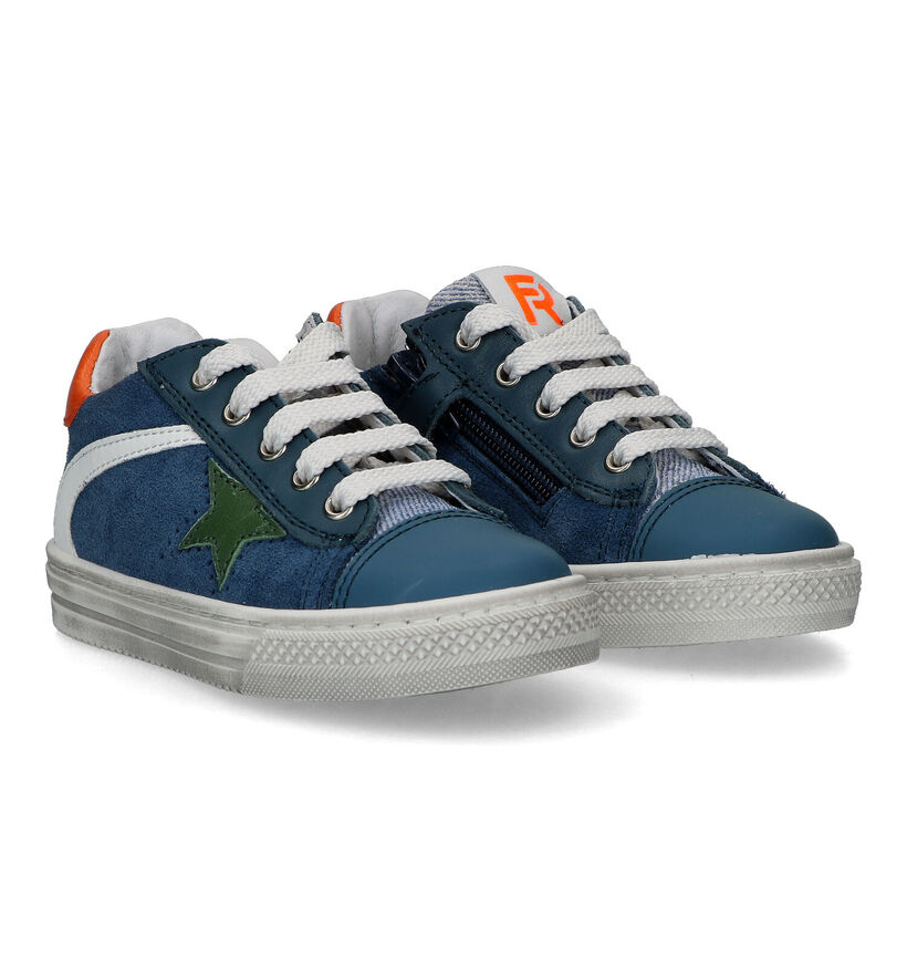 FR by Romagnoli Chaussures &agrave; lacets en Bleu pour gar&ccedil;ons (324053) - pour semelles orthop&eacute;diques