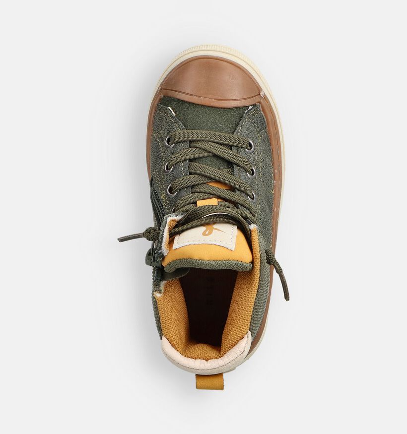 Milo & Mila Chaussures hautes en Vert Milo & Mila Chaussures hautes en Vert pour garçons (363164)
