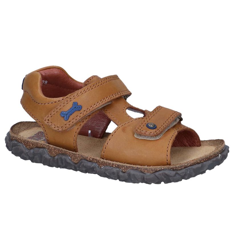 STONES and BONES Ranco Blauwe Sandalen in leer (239776)