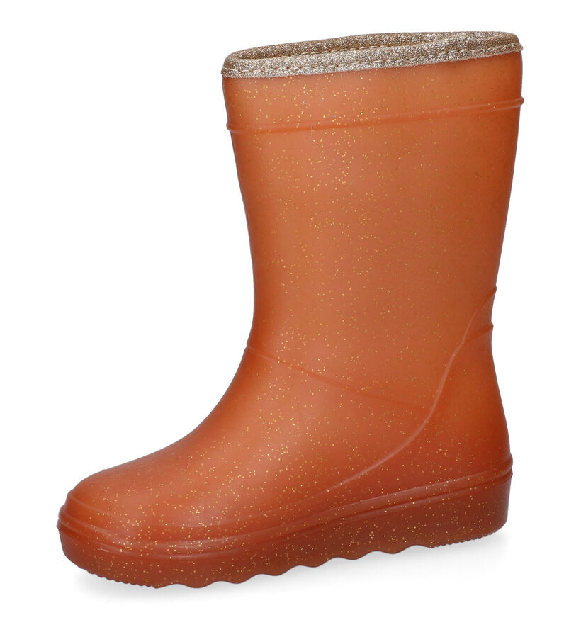 Enfant Bottes de pluie en Orange pour filles (297698)