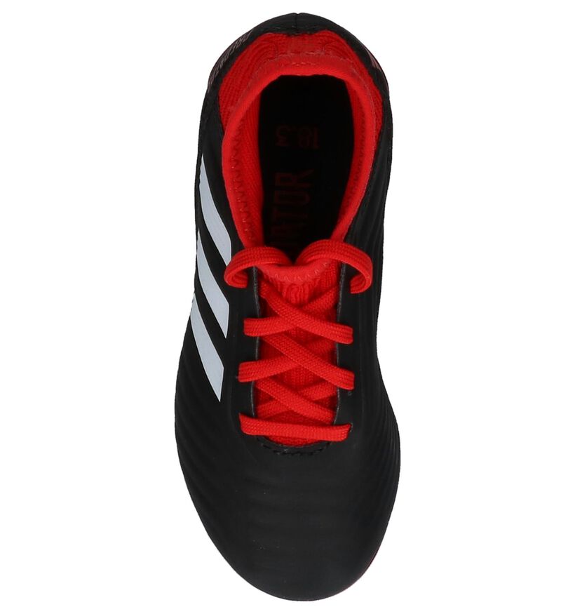 Zwarte Voetbalschoenen adidas Predator 18.3 in kunstleer (235106)