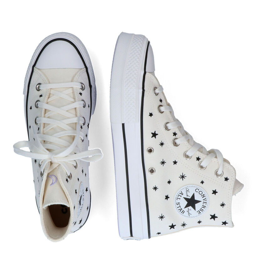 Converse Chuck Taylor AS Lift Baskets en Noir pour femmes (312452)