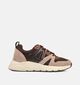 Posh by Poelman Bruine Casual Sneakers voor dames (361449) - geschikt voor steunzolen