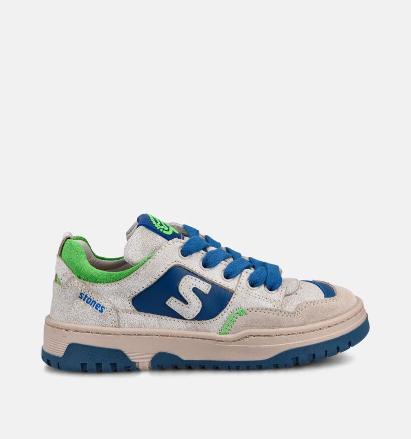 STONES and BONES Macan Baskets en Ecru pour gar&ccedil;ons (373742) - pour semelles orthop&eacute;diques