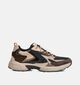 Gabor Zwarte/Beige Sneakers voor dames (360312) - geschikt voor steunzolen