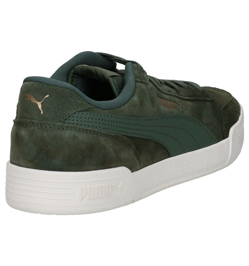 Puma Caracal Baskets en Vert kaki en daim (276736)