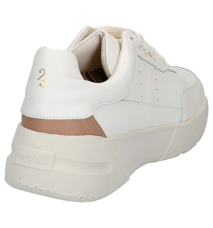 March23 Alecro Witte Sneakers in leer (270000)