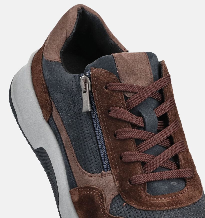 Solemade James Bruine Rits-Veterschoenen voor heren (363838) - geschikt voor steunzolen