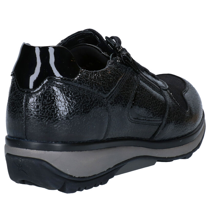 Xsensible Jersey GX Zwarte Veterschoenen in daim (284948)