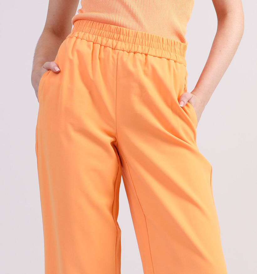 Vero Moda Carmen Pantalon large en Orange L30 pour femmes (323867)