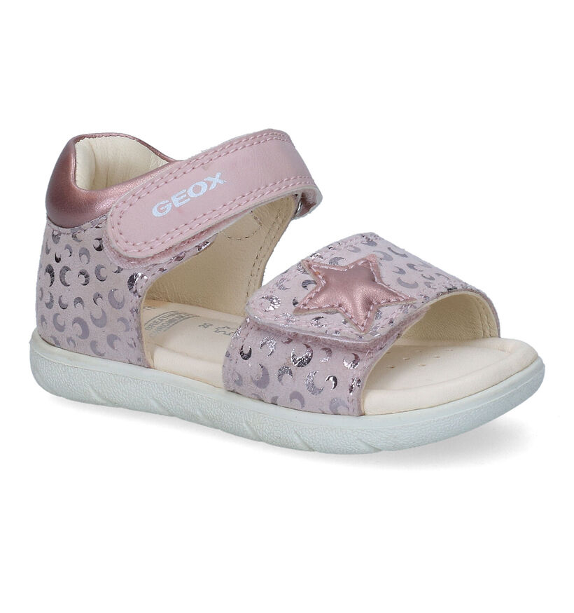 Geox Alul Sandales en Rose en cuir (303786)