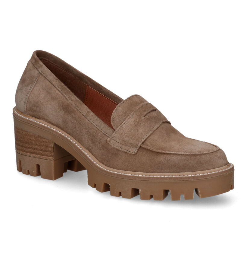 Sweet Lemon Nation Escarpins montants Taupe en daim (317234)