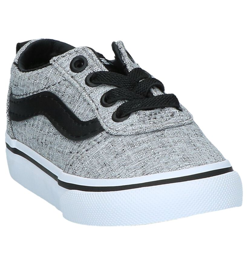 Vans Ward Slip On Zwarte Sneakers voor jongens (303076)