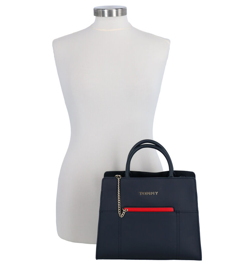 Tommy Hilfiger Item Statement Tote Blauwe Handtas in kunstleer (256971)