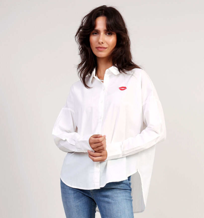Pieces Janne Witte Blouse voor dames (362260)