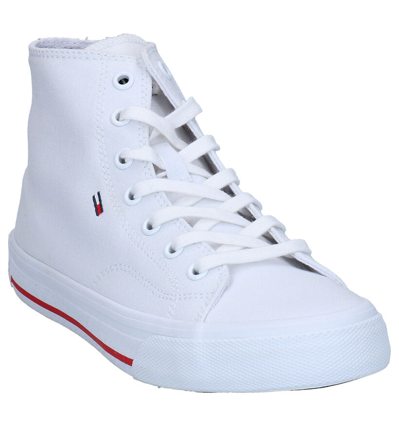 Tommy Hilfiger Witte Sneakers in stof (268439)