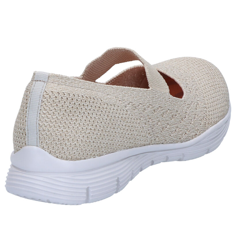 Skechers Zwarte Instappers in stof (272791)