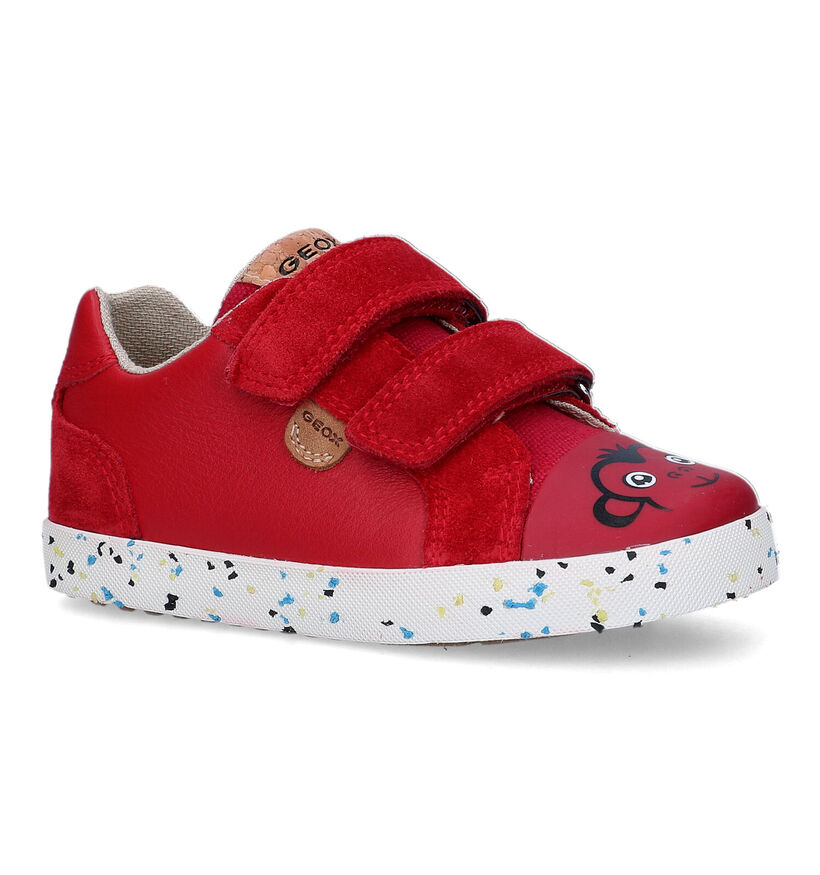 Geox Kilwi Chaussures à velcro en Bleu pour garçons (321552) - pour semelles orthopédiques