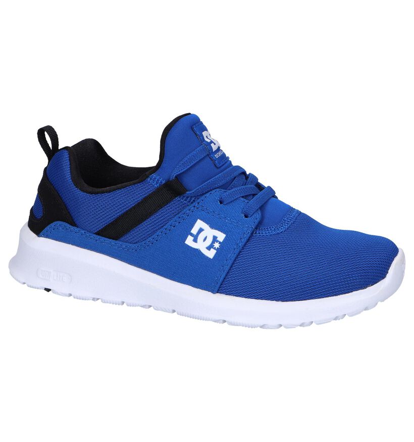 DC Shoes Heathrow Zwarte Sneakers in stof (285617)