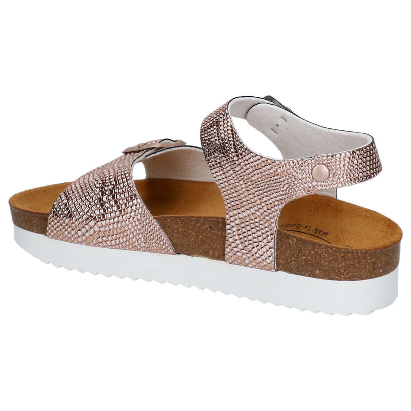 Plakton Sandales en Or rose en simili cuir (271801)