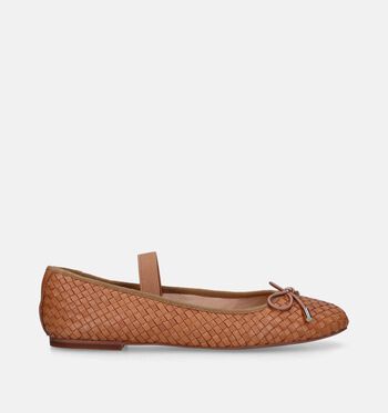 Ballerines cognac