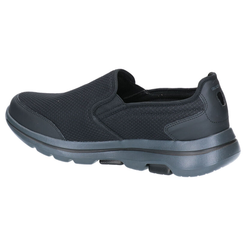 Skechers Go Walk 5 Baskets slip-on en Noir en textile (272829)