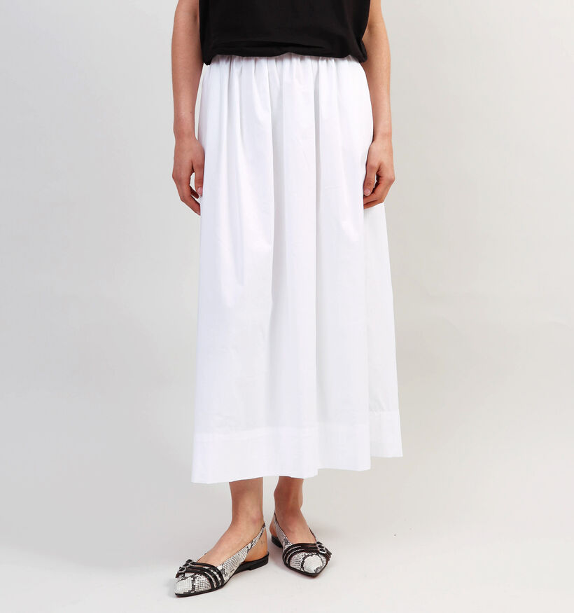 JDY Mio Witte Midi Rok voor dames (359071)