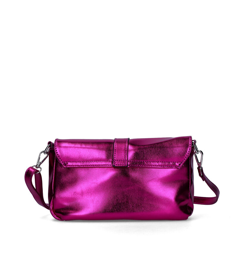 J.M Factory Sac porté croisé en Fuchsia pour femmes (334605)