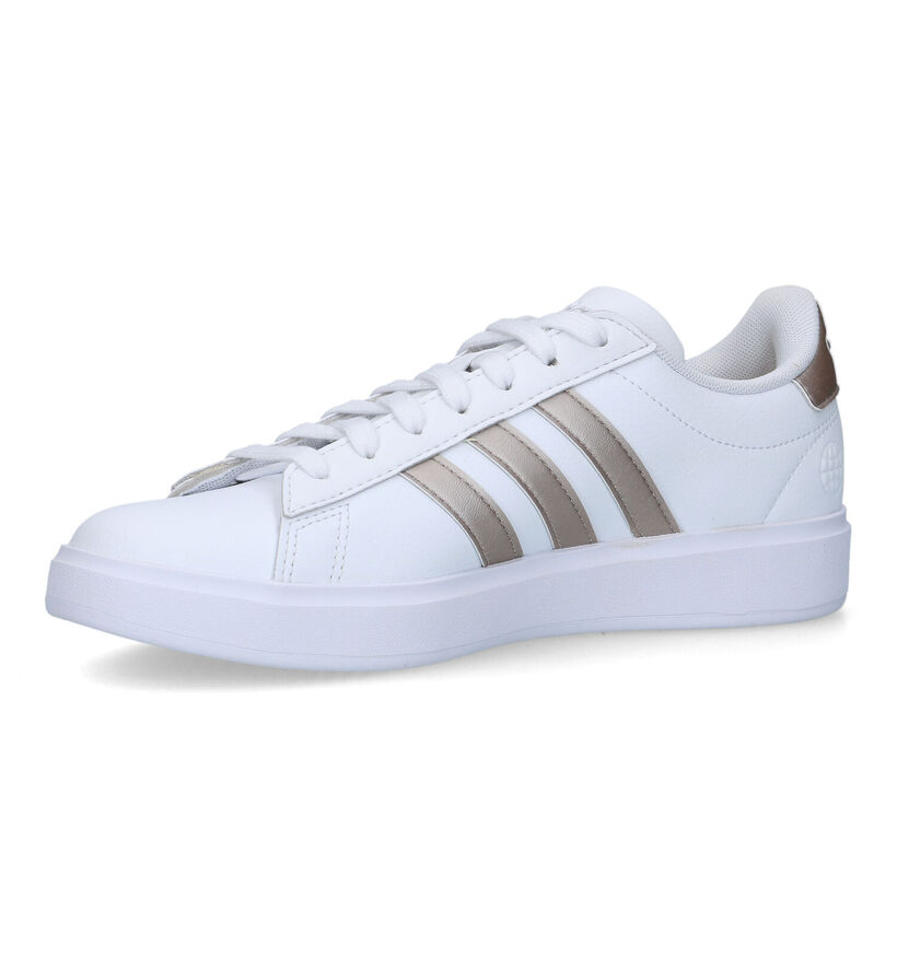 adidas Grand Court 2.0 Baskets sportives en Blanc pour femmes (356989) - pour semelles orthopédiques