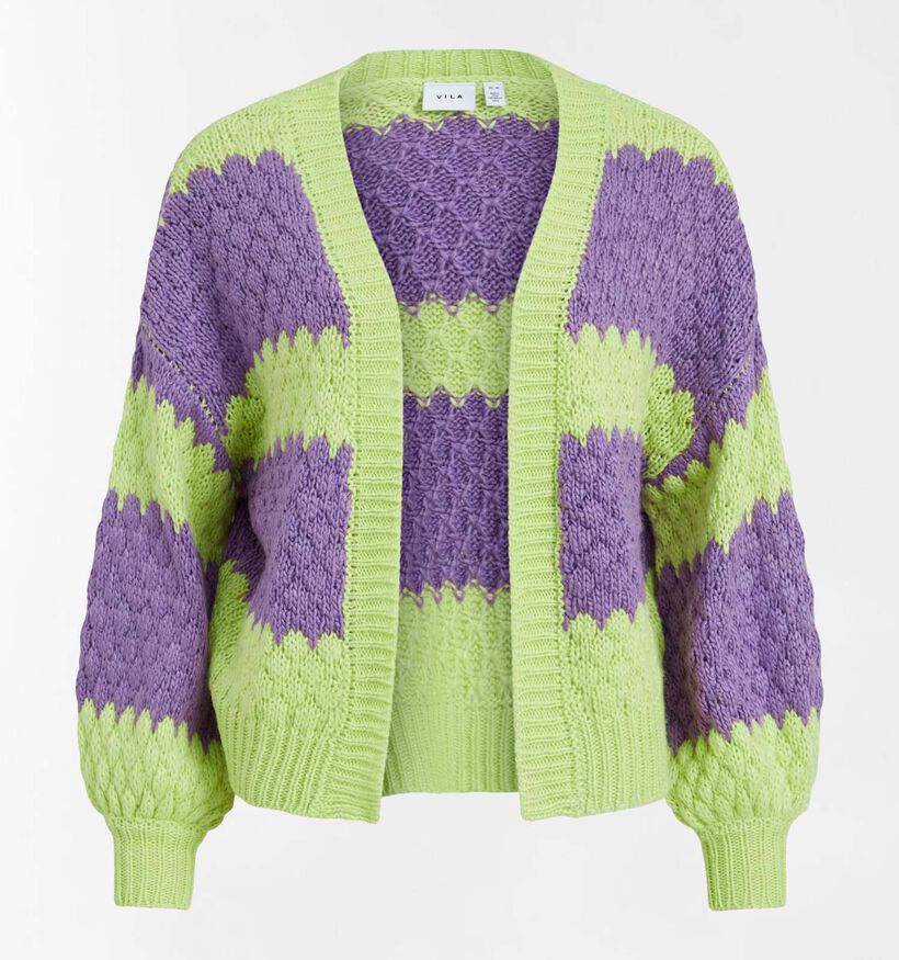 Vila Laxia Groen/Paarse Cardigan voor dames (320311)