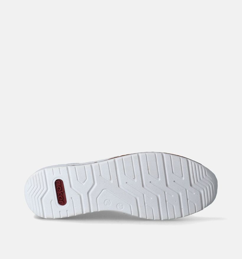 Rieker Witte Veterschoenen voor dames (351233) - geschikt voor steunzolen