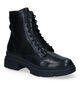 Signatur Boots à lacets en Noir pour femmes (296067)