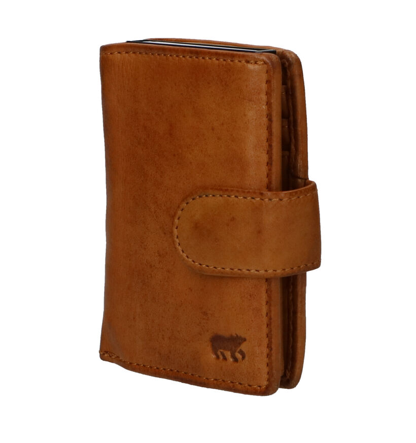 Bear Design Zwarte Kaartenhouder voor heren (350748)