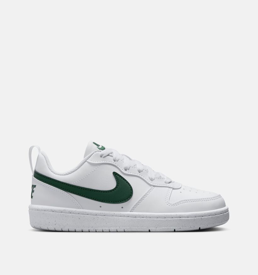 Nike Court Borough Baskets basses en Blanc pour filles, garçons (359831) - pour semelles orthopédiques
