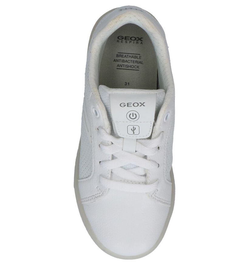 Witte Sneakers met Lichtjes Geox in kunstleer (223139)
