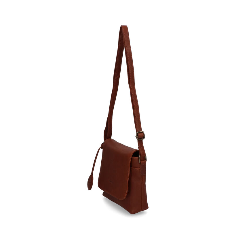 Burkely Ranger Cognac Crossbody Tas in leer (312237)