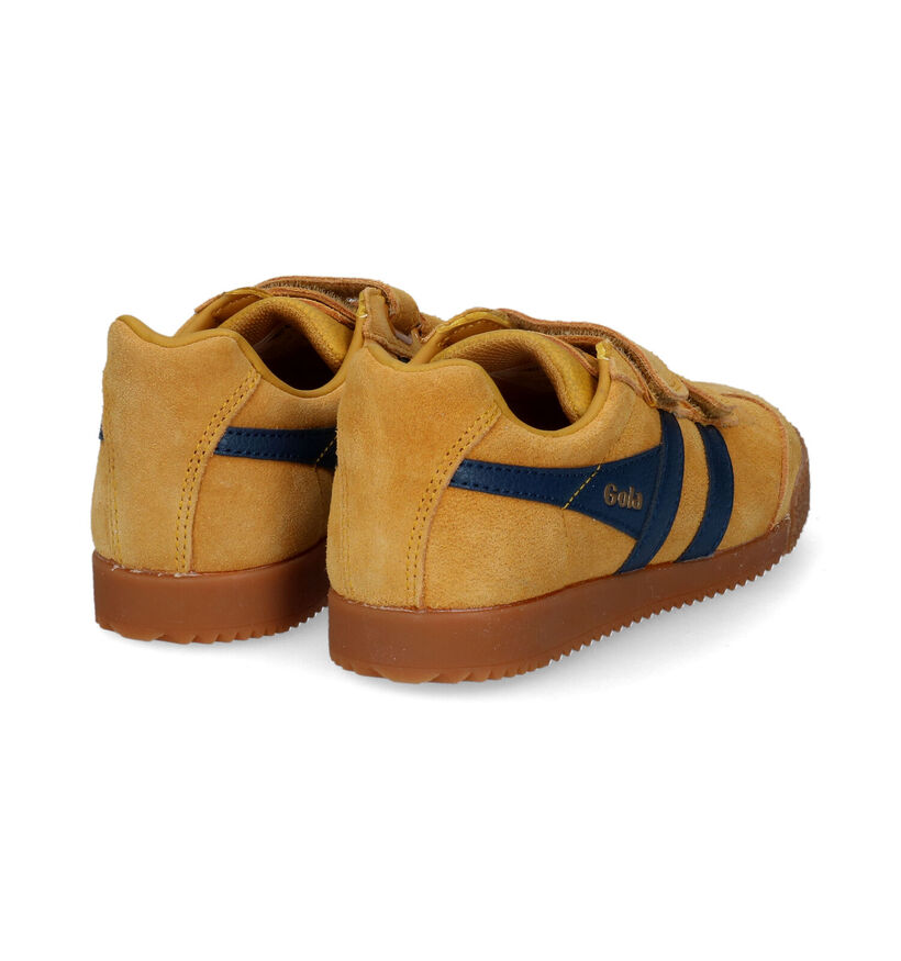 Gola Harrier Strap Blauwe Sneakers voor meisjes, jongens (335822)