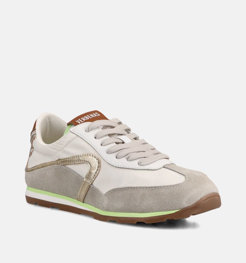 Verbenas Jamaica Pietra Witte Sneakers voor dames (380525) - geschikt voor steunzolen