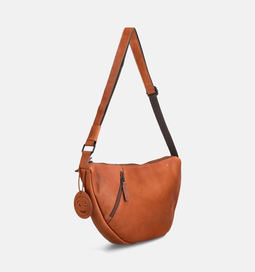 Saccoo Tambo Cognac Crossbody Tas voor dames (366278)