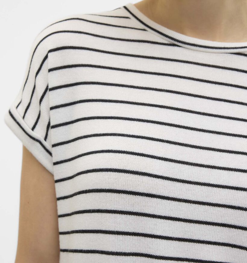 Vero Moda Brianna T-shirt en Blanc pour femmes (367142)