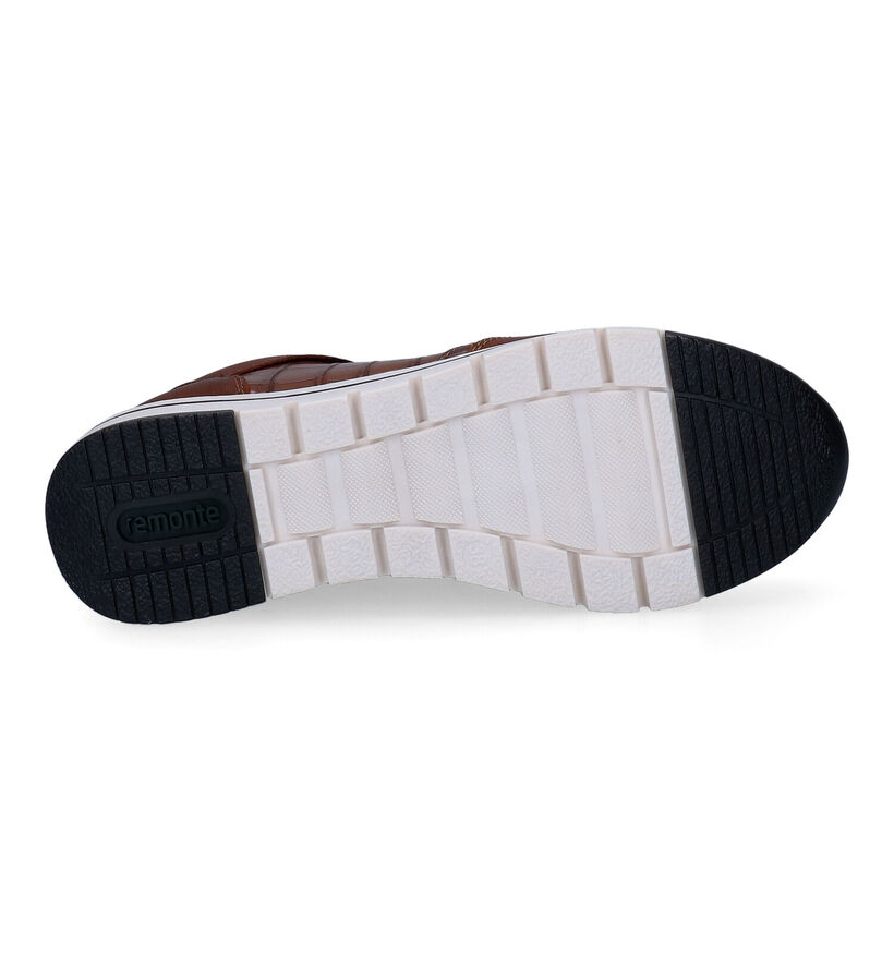 Remonte Baskets casual en Marron en cuir (298049)