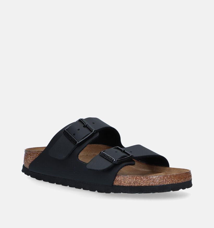 Birkenstock Arizona Zwarte Slippers voor jongens (338066)