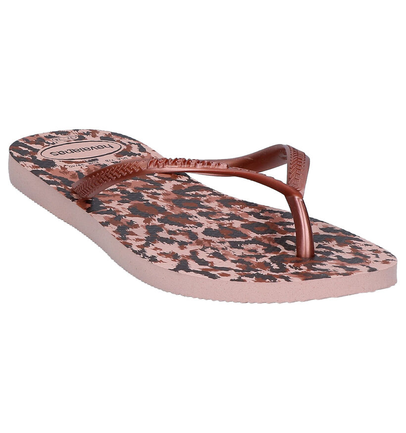 Roze Teenslippers Havaianas Animals in kunststof (272320)