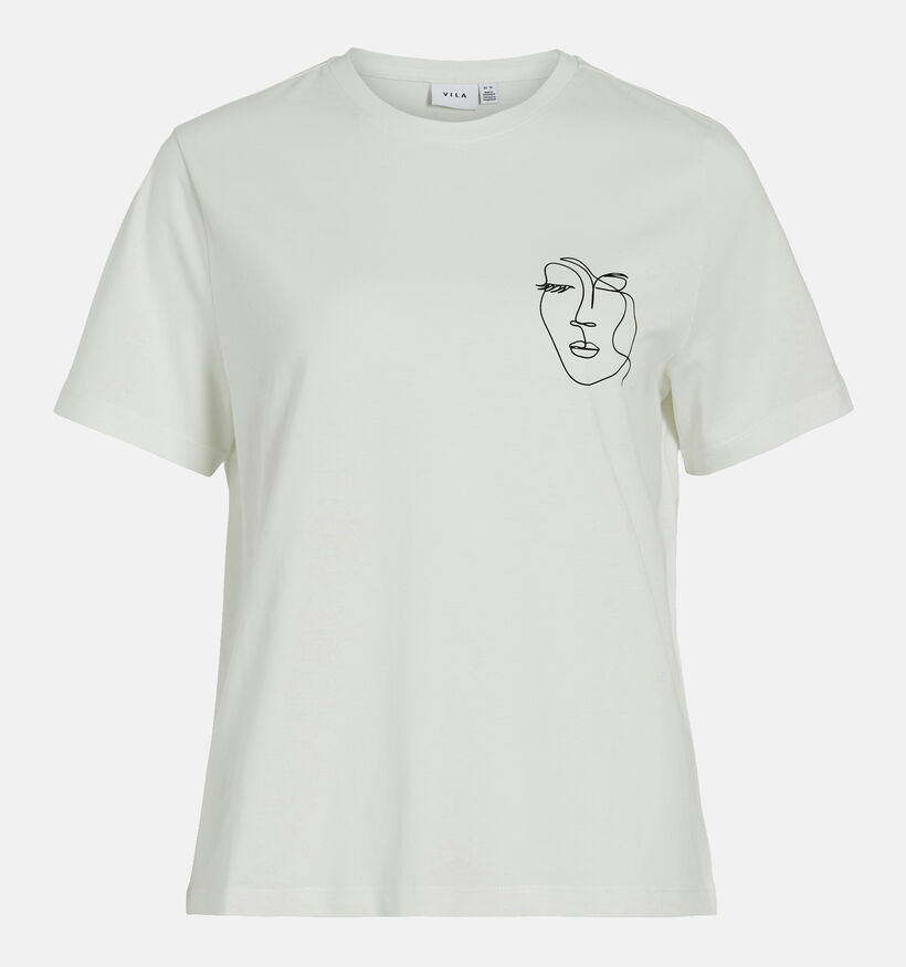 Vila Sybilla Wit T-shirt voor dames (351800)
