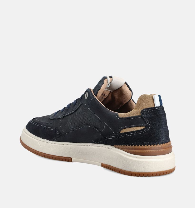 Bufflox Palma 2 Donkerblauwe Veterschoenen voor heren (370250) - geschikt voor steunzolen