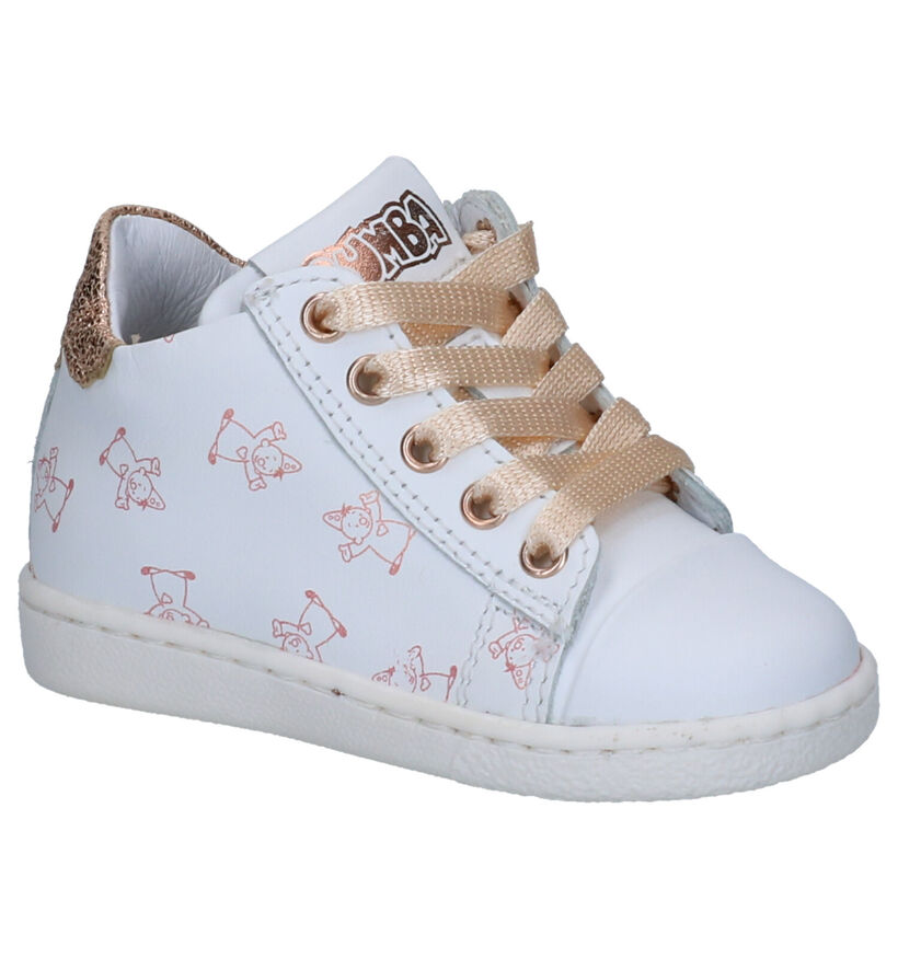 Bumba Chaussures pour bébé  en Blanc en cuir (266033)