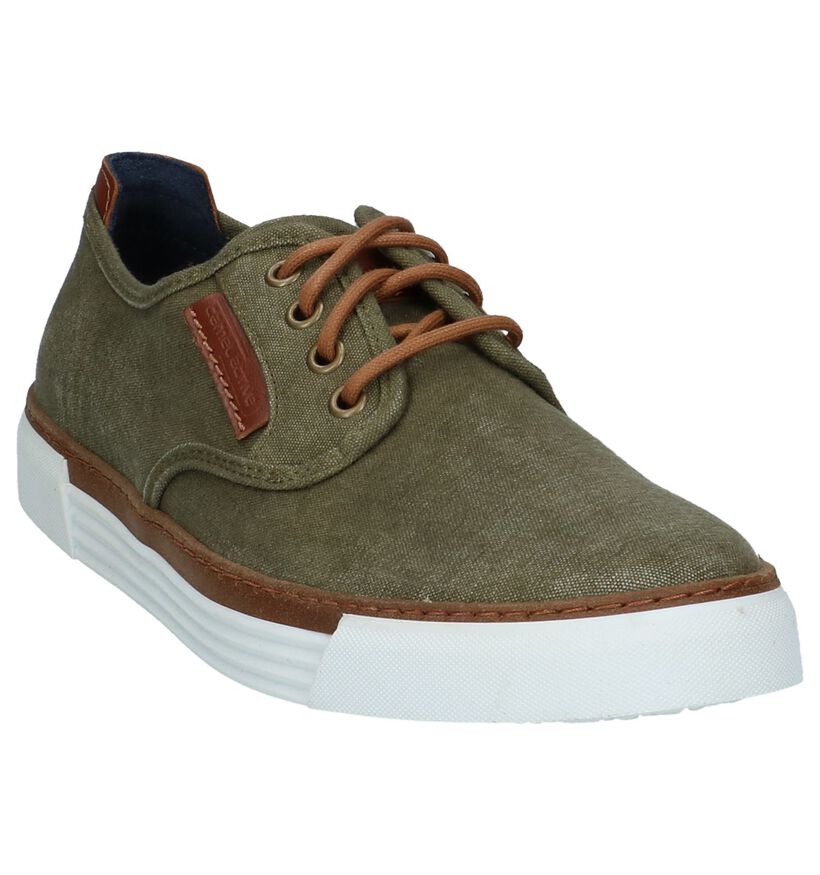 Camel Active Chaussures à lacets en Gris foncé en textile (271434)